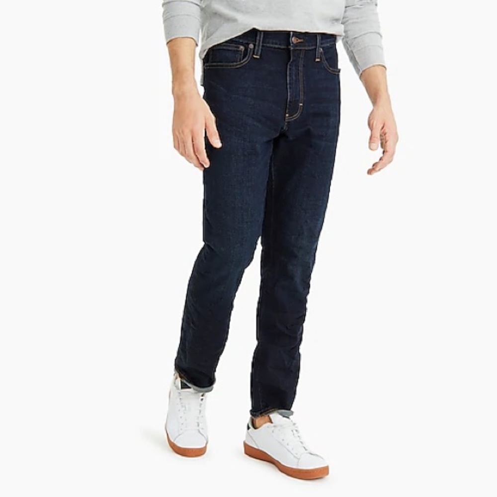 Men’s JCrew Factory dark rinse jeans - NWT